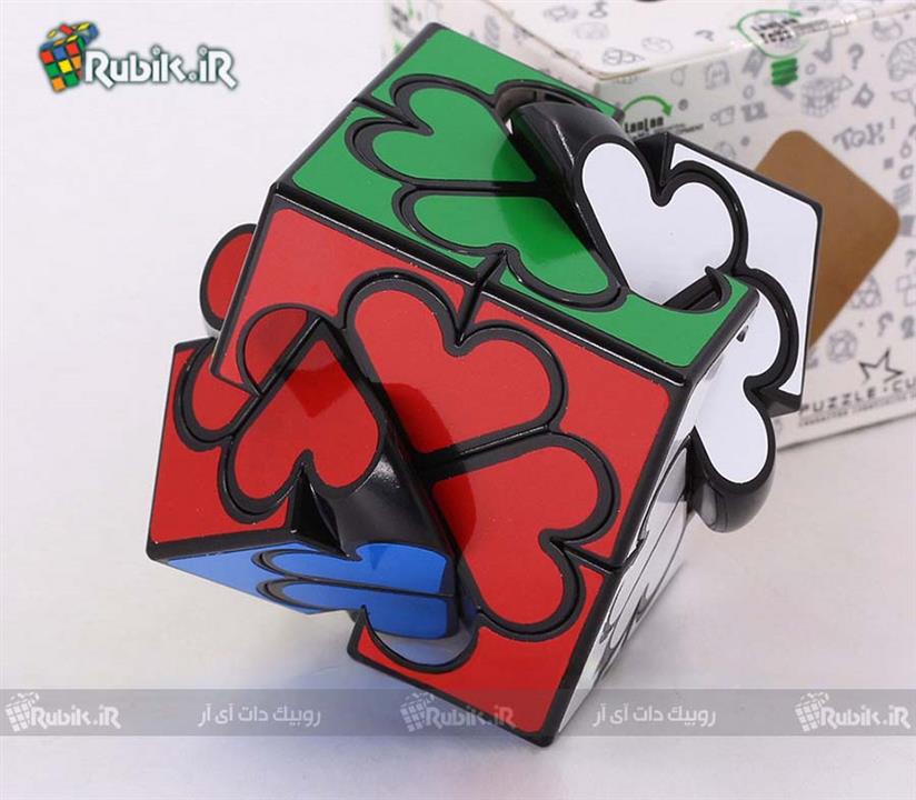 روبیک لاکی کلاور دینو لاو لن لن LanLan Lucky clover Dino cube love